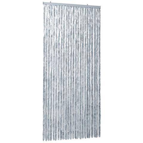 Tenda Antimosche Grigio E Bianca 100x200 Cm In Ciniglia - Foto 2