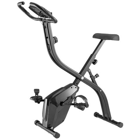 ATIVAFIT X-Bike Cyclette Da Allenamento Bici Da Fitness Pieghevole Con Computer Di Allenamento E Sensori Delle Pulsazioni 8 Livelli Di Resistenza