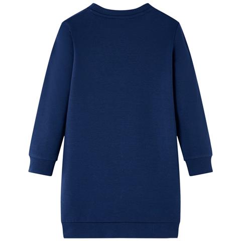 Abito In Felpa Da Bambina Blu Marino 128 - Foto 2
