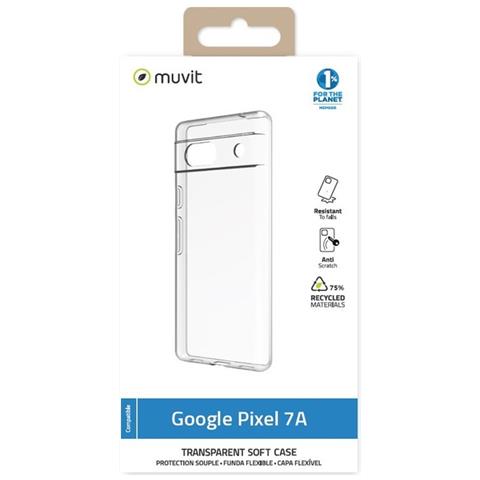 Cover Per Google Pixel 7a Flessibile Soft, Trasparente - Foto 2