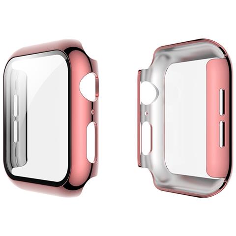 Cover Per Apple Watch 41mm Protezione Completa Con Vetro Temperato, Rosa - Foto 1