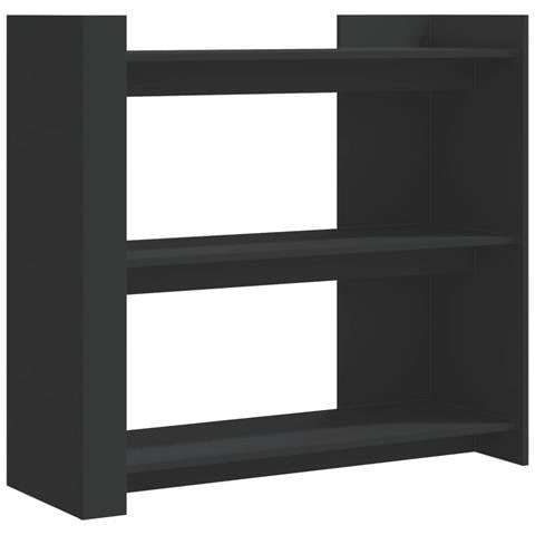 Tavolino Consolle Nero 100x35x90 Cm In Legno Multistrato - Foto 2