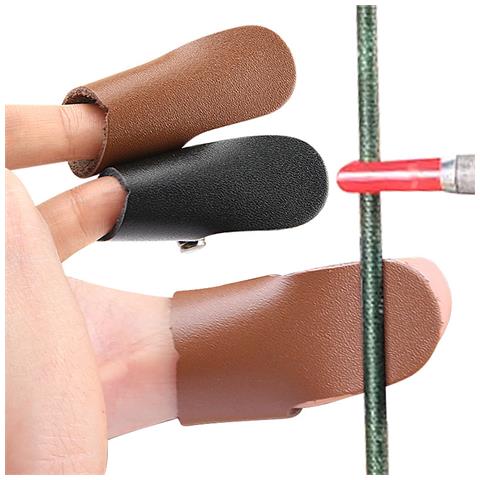 Protezione Per Le Dita Regolabile A Strato Singolo Per Tiro Con L'arco Black - Foto 4