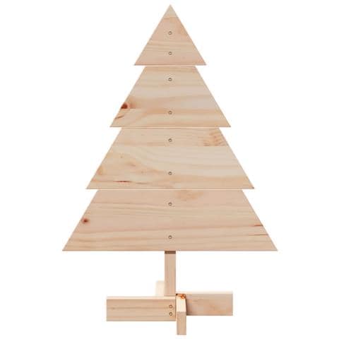 Albero Di Natale Decorativo In Legno 70 Cm In Legno Massello - Foto 3