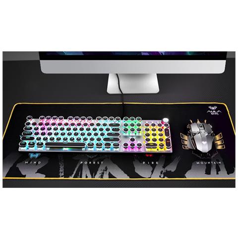 Mp-wffm Tappetino Per Mouse Gaming Di Grandi Dimensioni (70x30x0,2 Cm) Con Bordi Cuciti - Foto 2