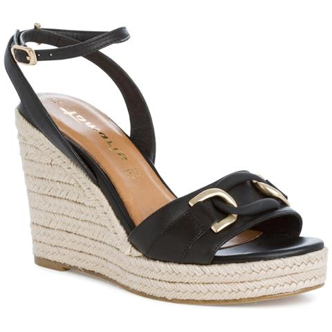 Black Casual Open Sandals Sandali Pelle Scarpe Donna Nero Eu 38, 1-28348-28 001 - Foto 2
