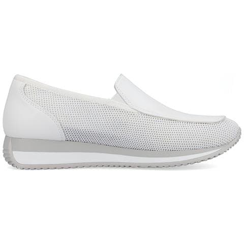 White Casual Closed Sport Shoe Sneakers Sintetico E Tessile Scarpe Donna Bianco Eu 37, D0h07-80 - Foto 3