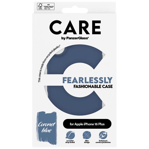 CARE by PG Blue iPhone16 6.7 custodia per cellulare Cover Trasparente - Foto 2
