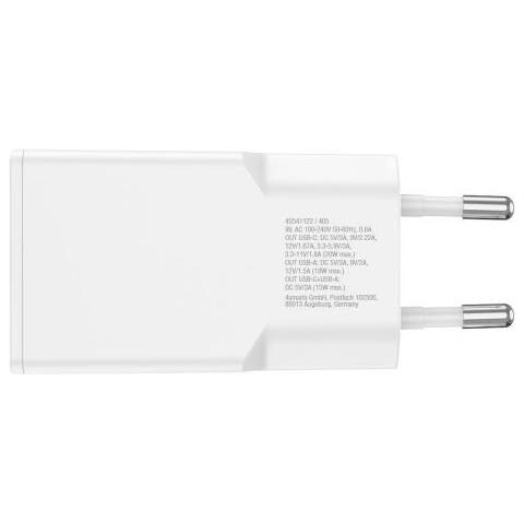 4smarts 541122 Caricabatterie Per Dispositivi Mobili Smartphone, Tablet Bianco Ac Ricarica Rapida Interno - Foto 2