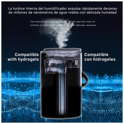 Dam  Nebulizzatore Sterilizzante Multifunzione (ammette Idroalcol) 1000 Ml. 11x14x20,5 Cm. Colore Bianco - Foto 2