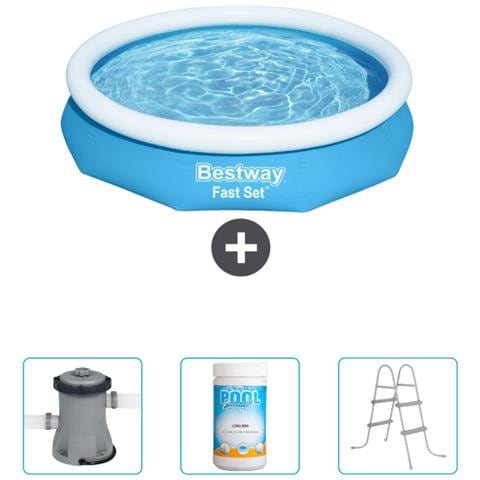 Piscina Fuori Terra - In Giro - 305x66 Cm - Blu - Include Accessori Coordinati Cb48 - Foto 1