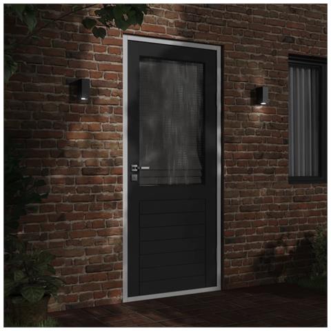 Lusso Casadino - Applique Da Parete Per Esterni 2 Pz Nere Alluminio Pressofuso - Foto 2