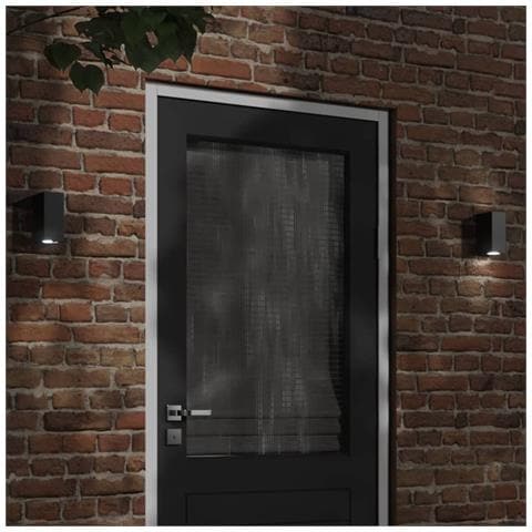 Lusso Casadino - Applique Da Parete Per Esterni 2 Pz Nere Alluminio Pressofuso - Foto 7