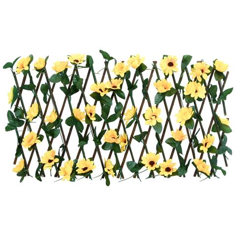 Lusso Casadino -  Traliccio Edera Artificiale Espandibile Giallo 180x20 Cm - Foto 1