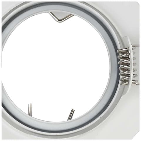 Fari Incassati 12 pezzi Rotondo GU10 Bianco Ø90 mm Acciaio - Foto 9