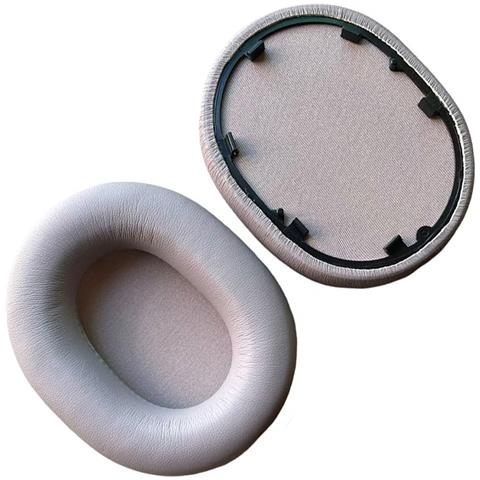 2 Cuscinetti Auricolari In Pelle Proteica Compatibili Con Cuffie Sony Wh-1000xm5 & Xm6 Grey - Foto 2