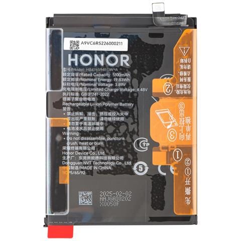 Batteria Di Ricambio Per Honor 400 Lite 5100mah Service Pack, Nero - Foto 1