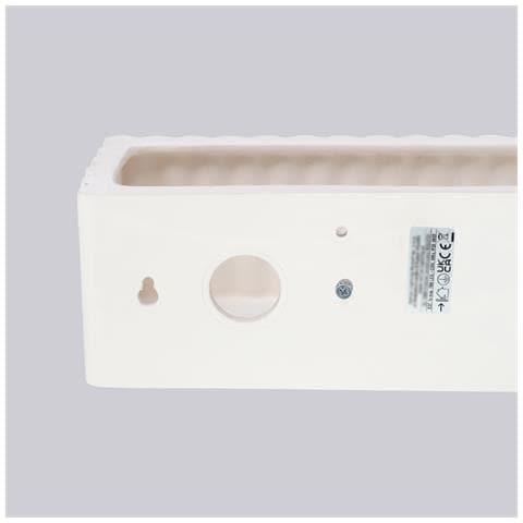 Lampada Da Parete In Ceramica Rigata Sl. 1885 - Moderno Lampada Da Parete Bianco 10x34x12 Cm - Foto 8