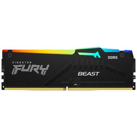 Memoria FURY Beast RGB 32 GB (1x32 GB) DDR5 6000 MT /s CL36 288-pin DIMM - Foto 2