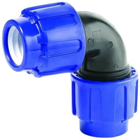Raccordo A Gomito 90° Pp Pe 25 X 25 Mm Per Tubi Irrigazione - Foto 1