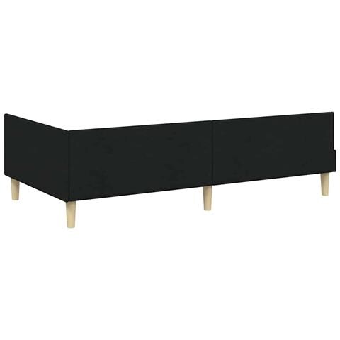 Struttura Letto Angolare con Materasso 2 pcs Verde Tessuto - Foto 9