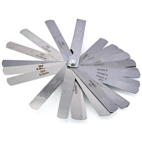 Szczelinomierze 0,04-0,8mm Set 32 Pezzi - Precisione E Durata | Misurazione Spazi E Distanze | Uso Industriale E Meccanico - Foto 2