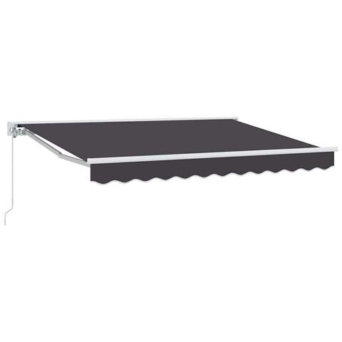 Tenda Retrattile Antracite 250 x 200 cm Poliestere e Metallo - Foto 1