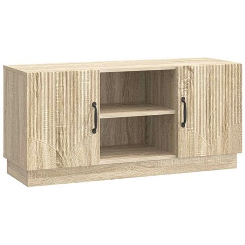 Mobile TV Rovere Sonoma 102 x 34,5 x 47 cm Legno ingegnerizzato - Foto 1