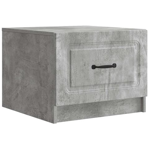 Tavolino da salotto con cassetto Grigio Cemento 49 x 50 x 37 cm - Foto 1