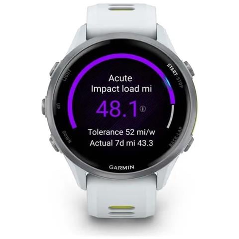 Forerunner 970 3,56 cm (1.4") AMOLED Digitale 454 x 454 Pixel Touch screen Bianco Wi-Fi GPS (satellitare) - Foto 2