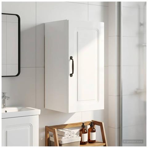 Armadio da bagno a muro UTRECHT Bianco Lucido 30 x 31 x 59 cm - Foto 2