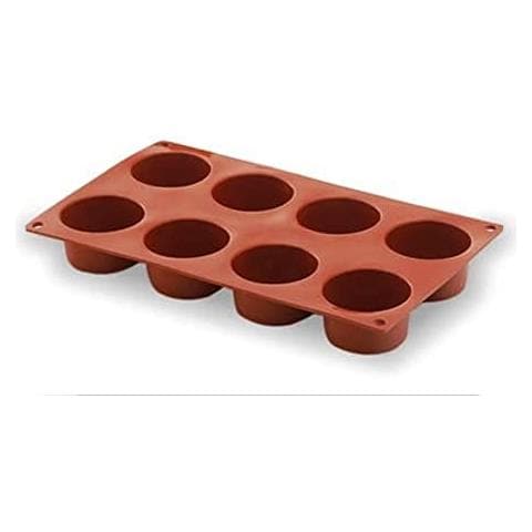 Stampo cilindrico in silicone a 8 cavità - Foto 1