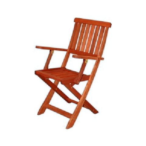 Sedia in legno massello da giardino cm 59x51x88 pz 2 - Foto 2