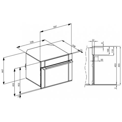 Foster - Forno Elettrico da Incasso S4000 7136 020 Capacità 32 L  Multifunzione Potenza 1500 W Colore Nero / Inox - ePRICE