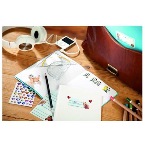 59286 Rettangolo con angoli arrotondati Permanente Bianco 9pezzo (i) etichetta autoadesiva - Foto 2