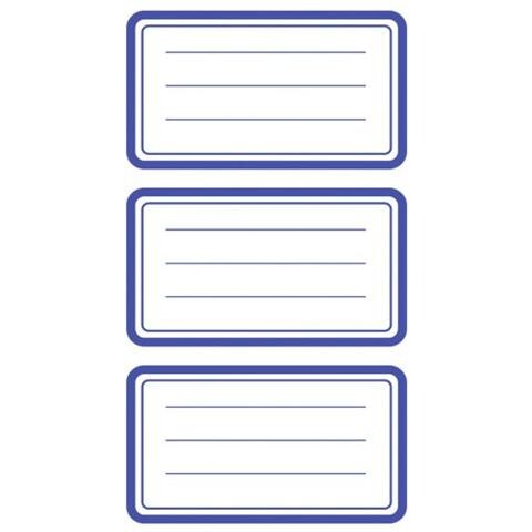 59286 Rettangolo con angoli arrotondati Permanente Bianco 9pezzo (i) etichetta autoadesiva - Foto 3