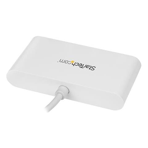 Hub USB-C a 4 porte USB 3.0 - USB-C a 4x USB-A - Alimentato via bus - Bianco - Hub USB Tipo-C Compatto - Foto 2