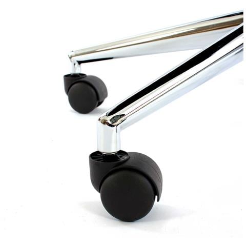 Poltrona Ufficio Montreal in Ecopelle Colore Nero Dimensioni 57x60x117-124 cm - Foto 6