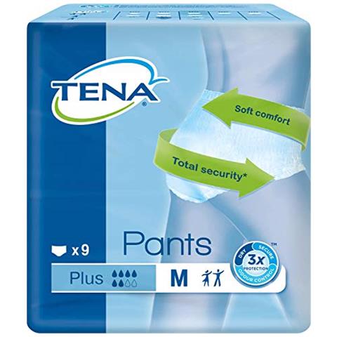 Tena Pants Plus Taglia Medium Pannolone Pull-up - 9 Pezzi - Foto 1