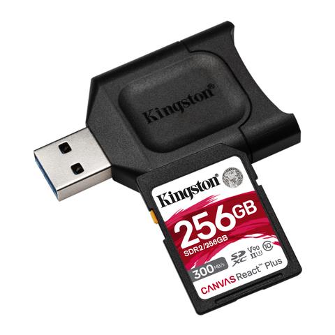Scheda SDXC Canvas React Plus 256 GB UHS-II di Classe 10 Velocità 300 MB / s in lettura + Lettore di schede incluso - Foto 2