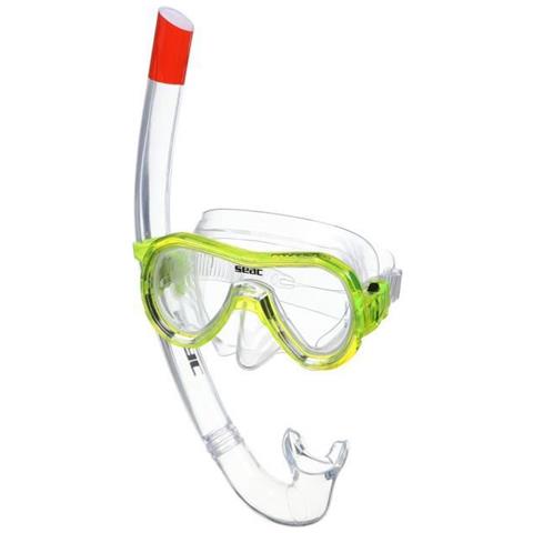 Masque Et Tuba De Plonge Panarea Silter - Mdium - Jaune - Foto 1