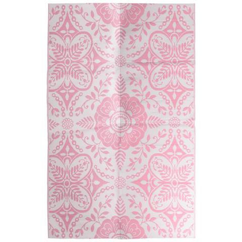 Tappeto Da Esterni Rosa 190x290 Cm In Pp - Foto 1