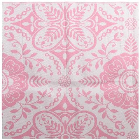 Tappeto Da Esterni Rosa 190x290 Cm In Pp - Foto 2