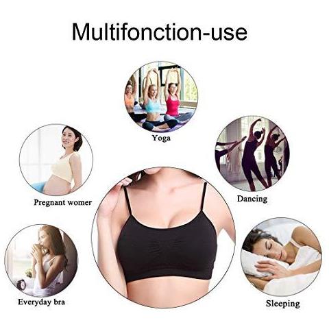 Stile Reggiseno Sportivo Comfort Reggiseno Senza Giunte Della Signora Athletic Solid Avvolgere La Cinghia Della Cassa Vest Top Bra - Foto 2