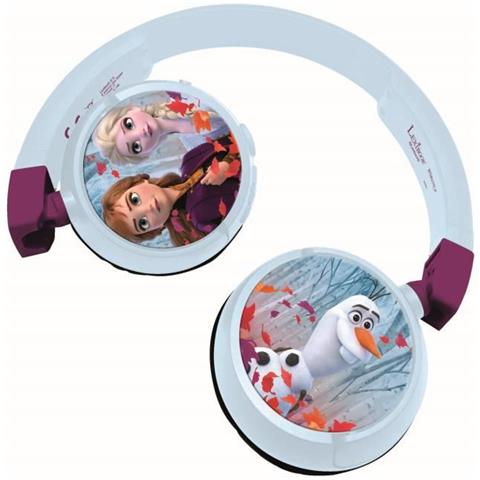 Snow Queen Comode Cuffie Pieghevoli 2 In 1 Bluetooth E Cablate Per Bambini Con Limitazione Del Suono - - Foto 1