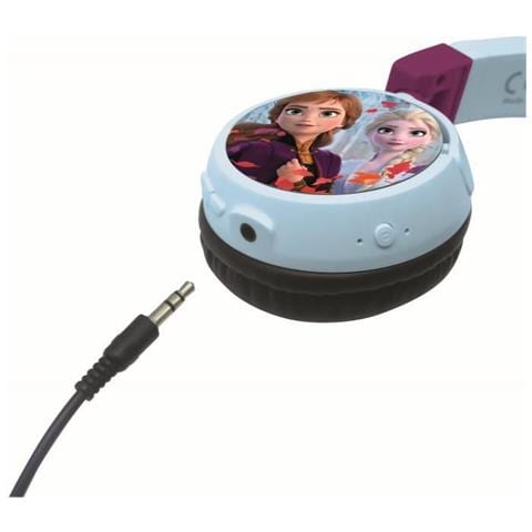 Snow Queen Comode Cuffie Pieghevoli 2 In 1 Bluetooth E Cablate Per Bambini Con Limitazione Del Suono - - Foto 3