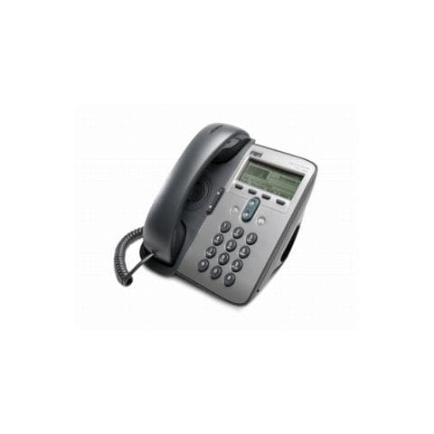Telefono IP Cisco 7911G - Grigio scuro, Argento - VoIP - 2 x Rete (RJ-45) - Monocromatico - Foto 1