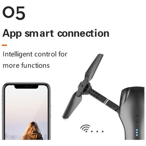 S602 Rc Drone 4k Dual Camera Wifi Fpv Camera Drone Modalità Di Mantenimento Dell'altezza Rc Pieghevole | Elicotteri Rc - Foto 2