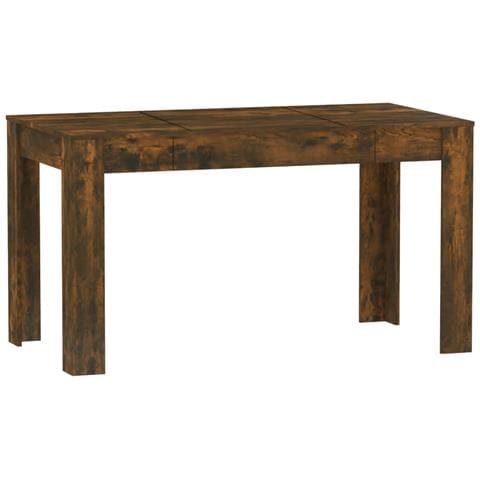 Tavolo Da Pranzo Rovere Fumo 140x74,5x76 Cm Legno Multistrato - Foto 1