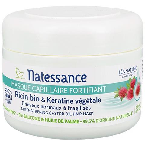 Maschera Per Capelli Fortificante - Ricino Bio & Cheratina Vegetale 200ml - Foto 1